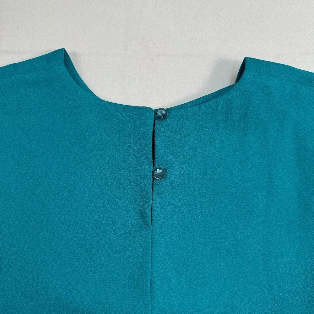 Lady Carol 2 Piece Midi Shift Dress Pattern Jacket Womens Sz 14 Art To Wear Vtg - Picture 15 of 16